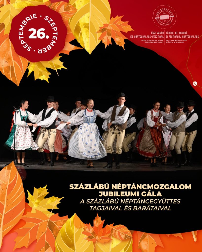 A Százlábú Néptáncegyüttes a fesztiválon