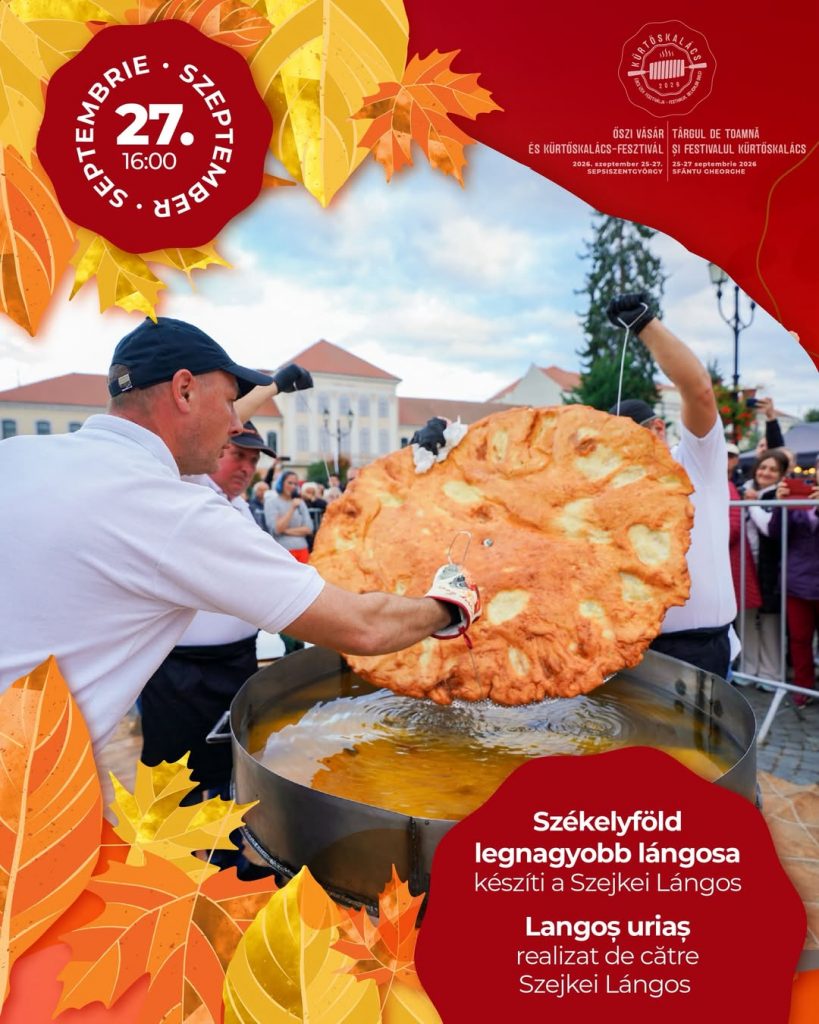 Székelyföld legnagyobb átmérőjű lángosa
